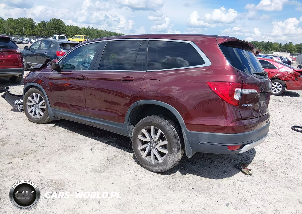 2019 Honda Pilot Ex-L VIN:5FNYF5H55KB010333 - 3