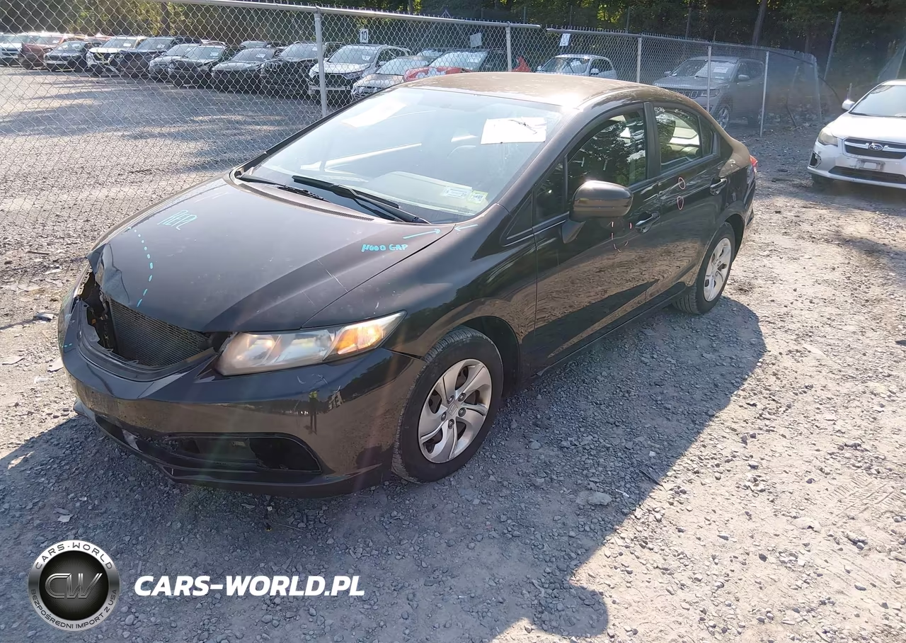 2014 Honda Civic Lx VIN:2HGFB2F5XEH537191 - 2