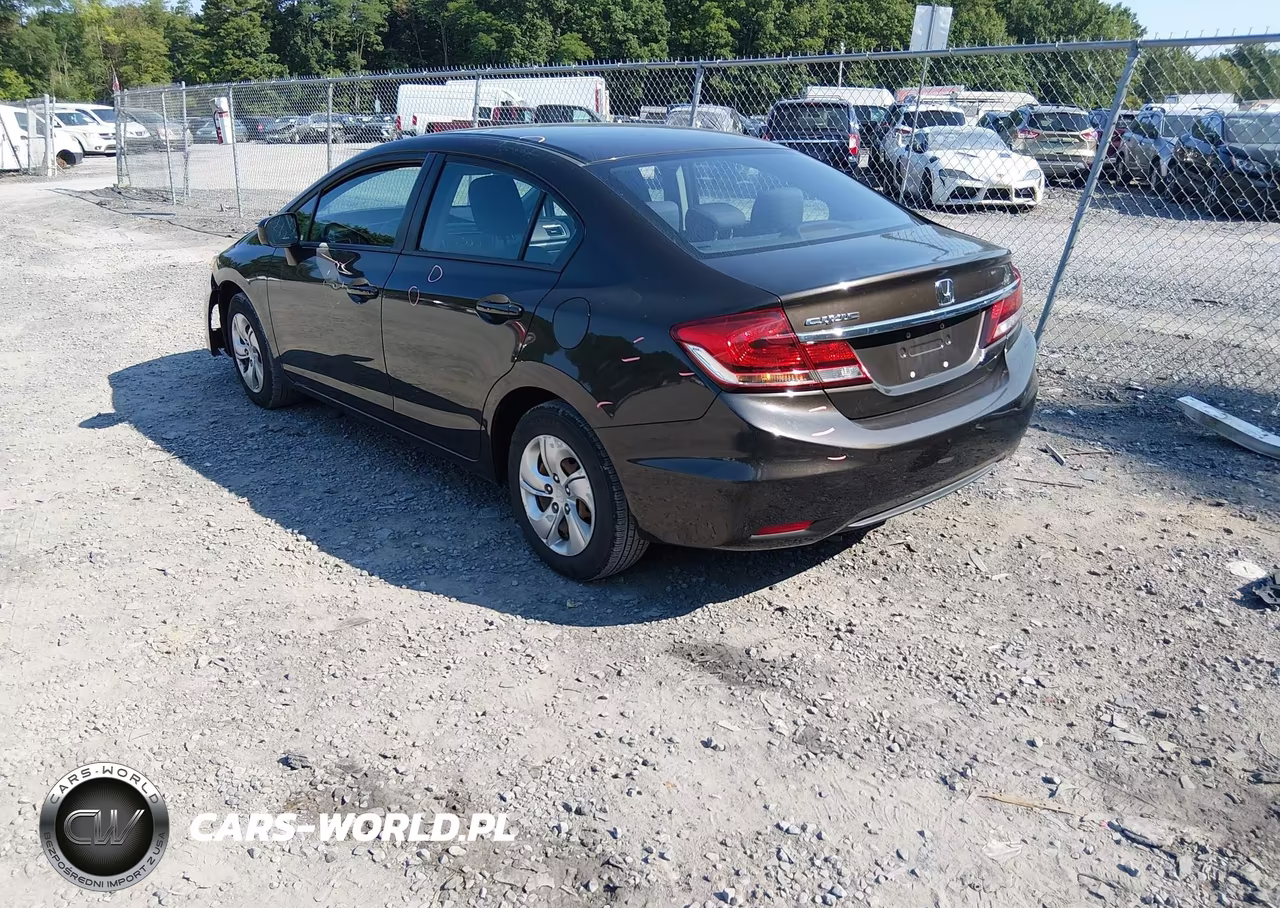 2014 Honda Civic Lx VIN:2HGFB2F5XEH537191 - 3