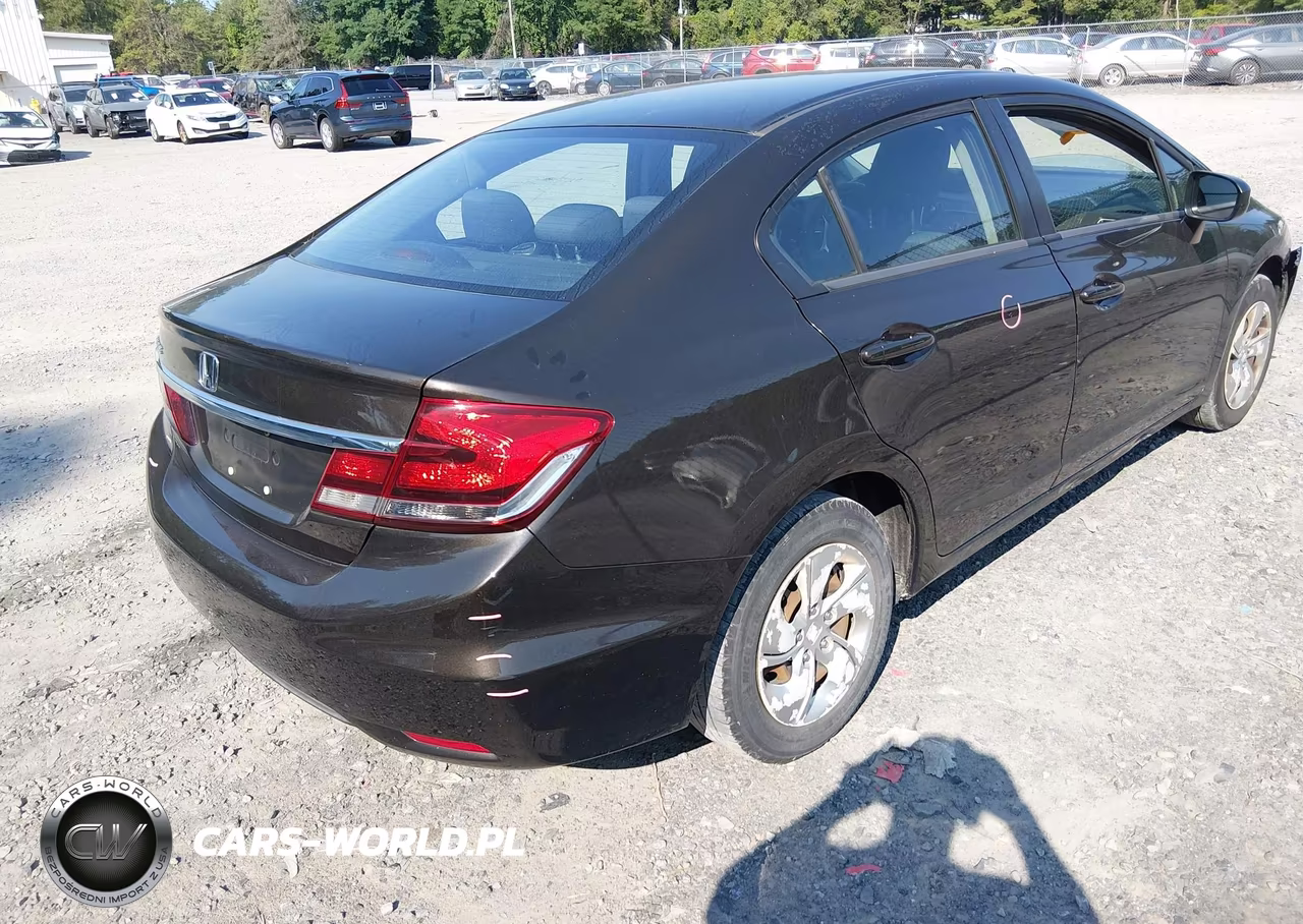 2014 Honda Civic Lx VIN:2HGFB2F5XEH537191 - 4