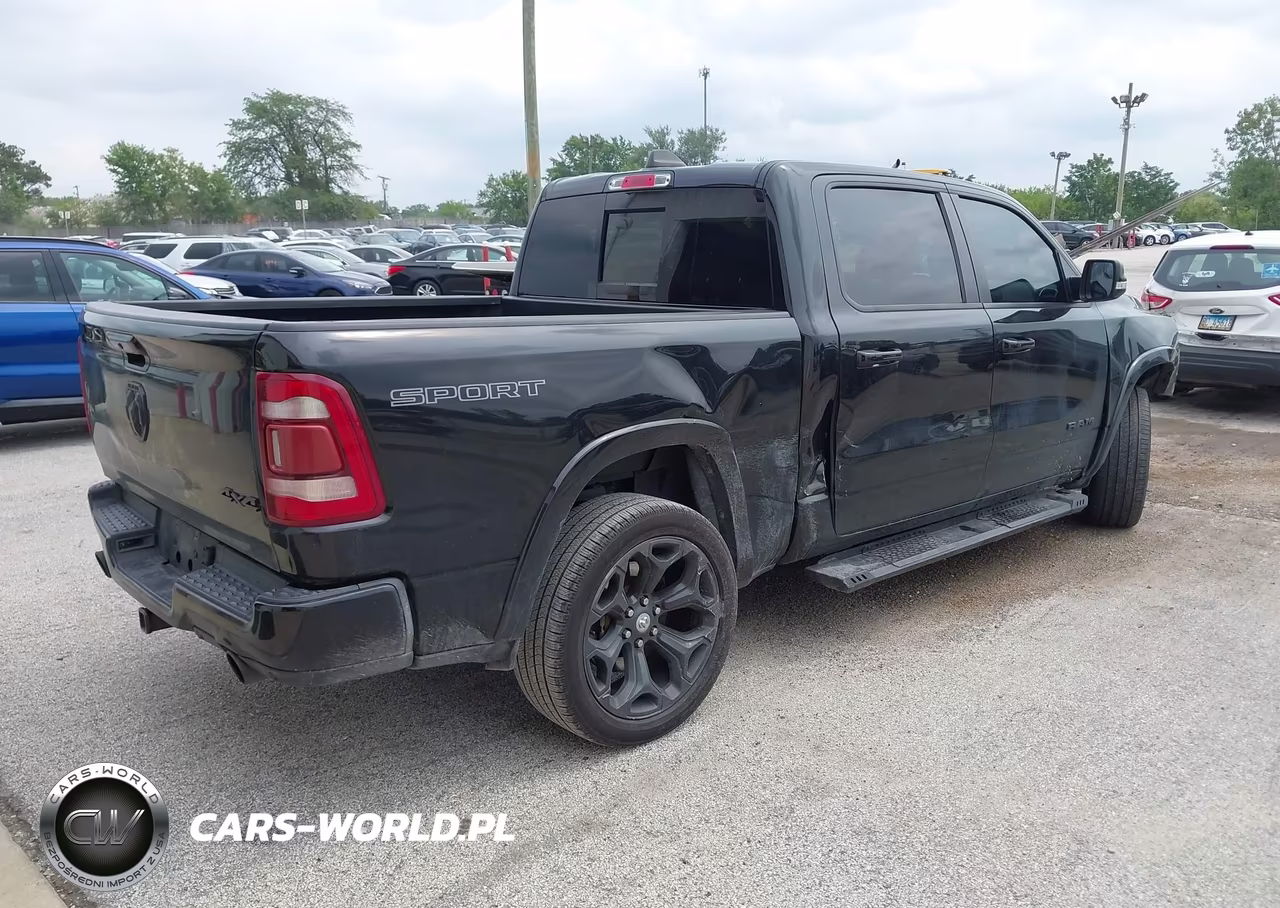 2021 Ram 1500 Laramie 4X4 5'7 Box VIN:1C6SRFJTXMN666180 - 4