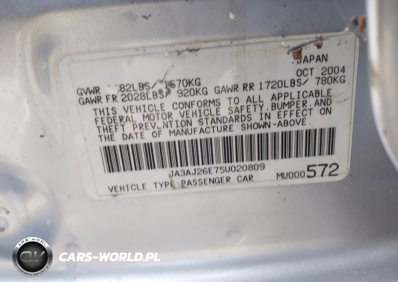 2005 Mitsubishi Lancer Es VIN:JA3AJ26E75U020809 - 9