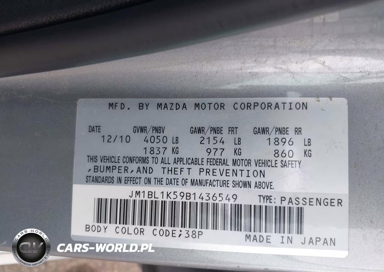 2011 Mazda Mazda3 S Sport VIN:JM1BL1K59B1436549 - 9
