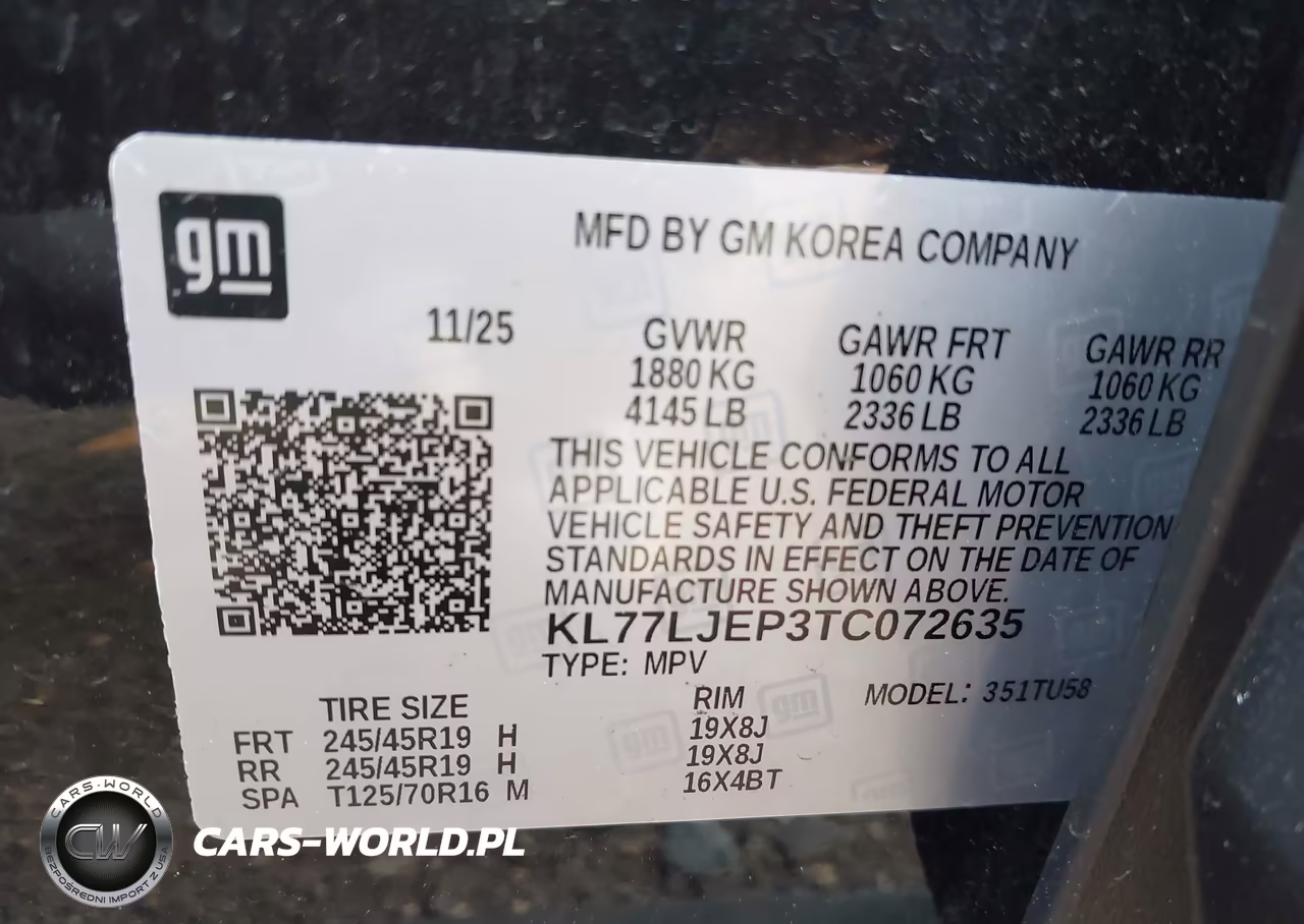 2026 Chevrolet Trax Fwd 2Rs VIN:KL77LJEP3TC072635 - 9