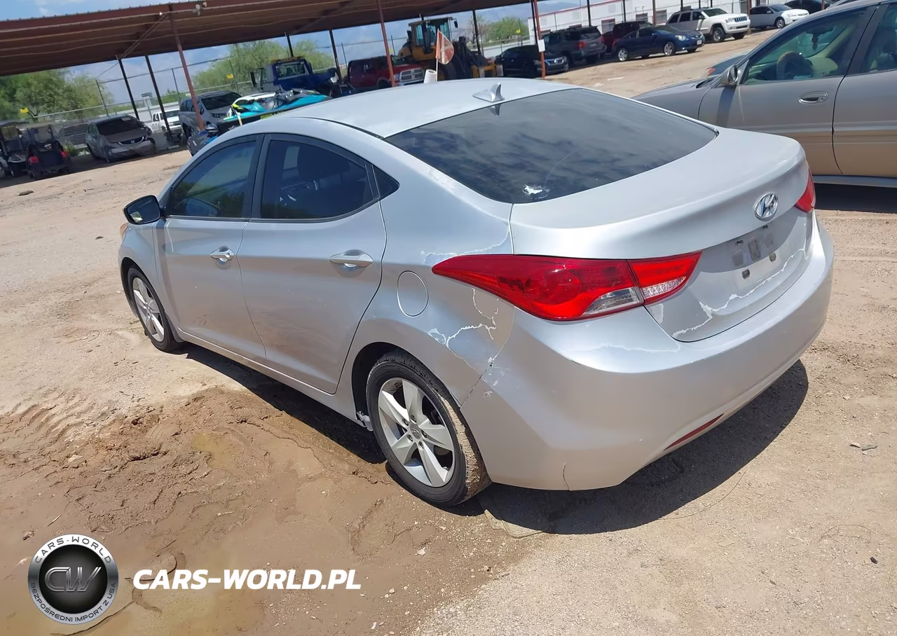 2012 Hyundai Elantra Gls (Ulsan Plant) VIN:KMHDH4AE7CU341335 - 3