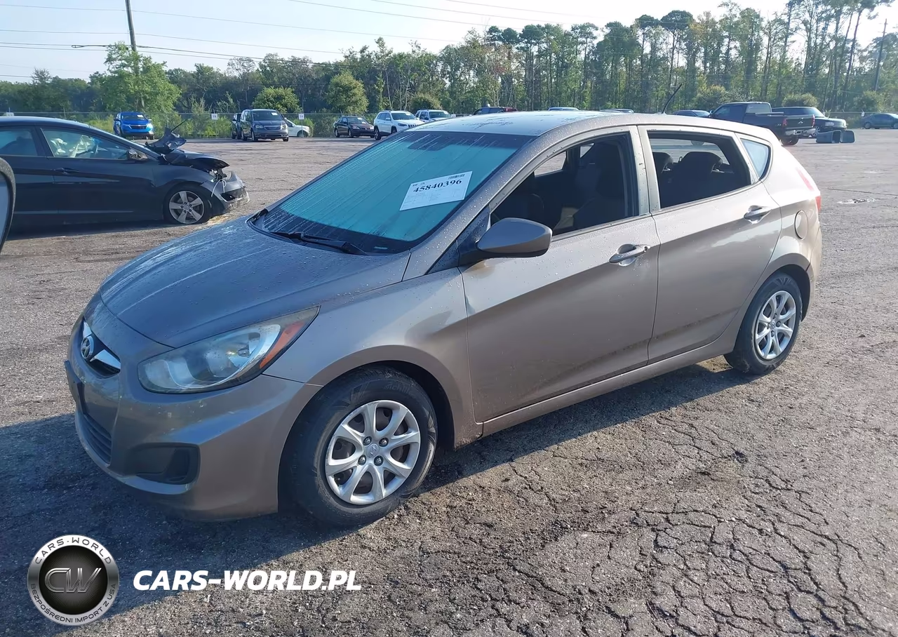 2012 Hyundai Accent Gs VIN:KMHCT5AE5CU015694 - 2