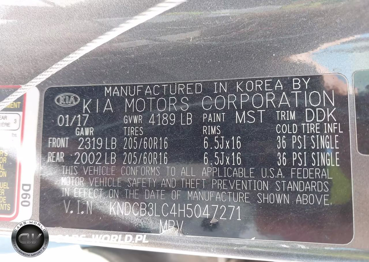 2017 Kia Niro Lx VIN:KNDCB3LC4H5047271 - 9