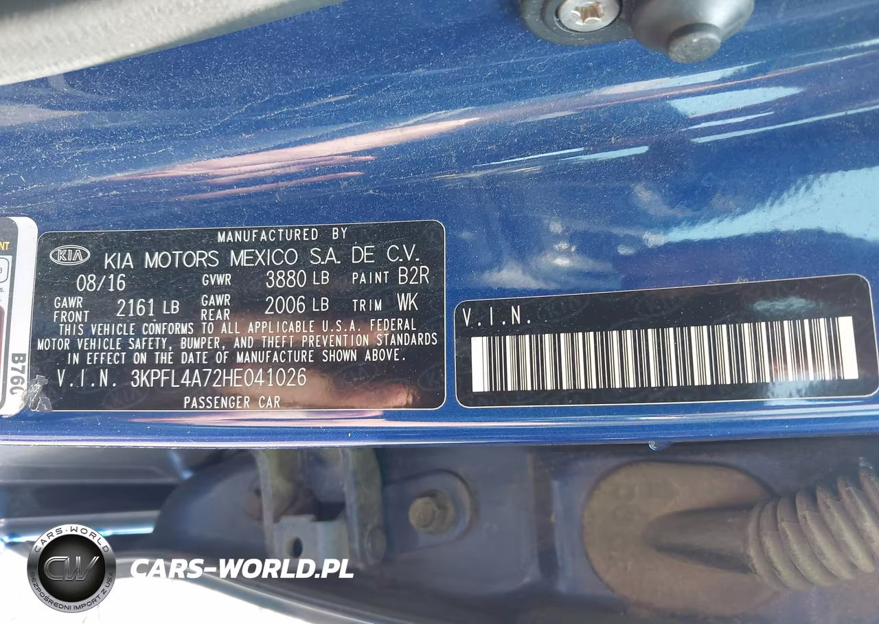 2017 Kia Forte Lx VIN:3KPFL4A72HE041026 - 9