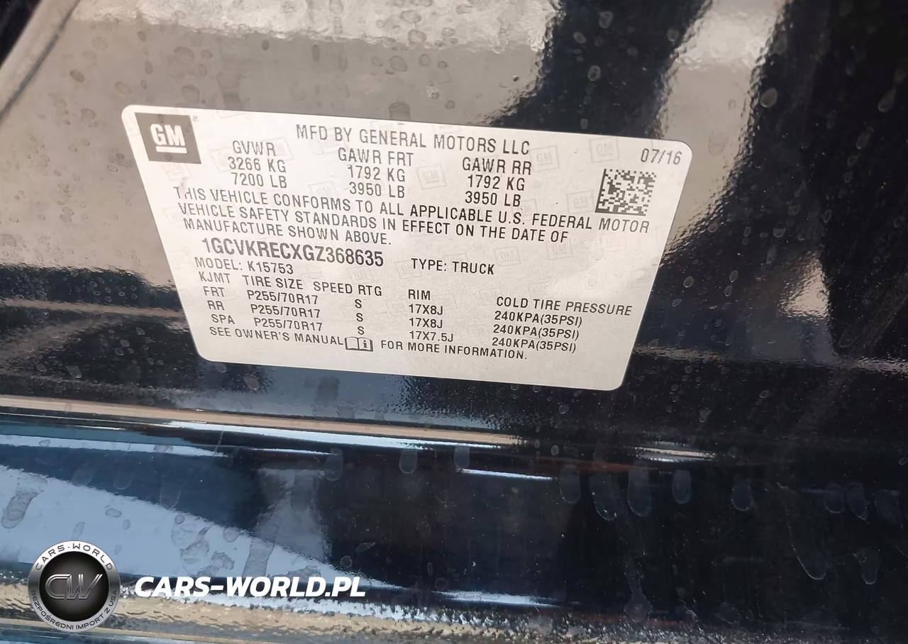 2016 Chevrolet Silverado 1500 Lt VIN:1GCVKRECXGZ368635 - 9