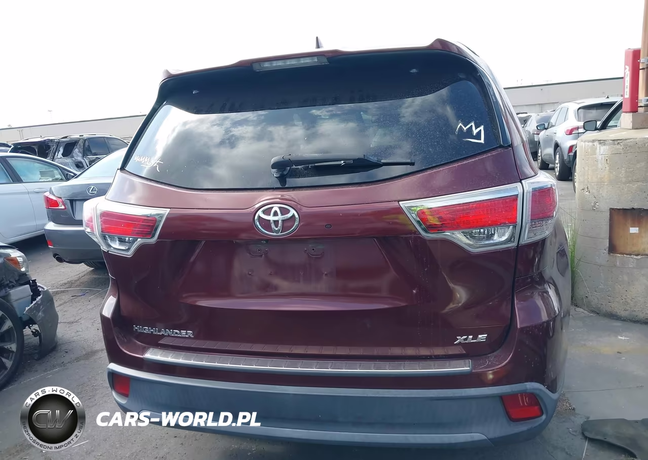 2014 Toyota Highlander Xle V6 VIN:5TDKKRFH1ES031461 - 17