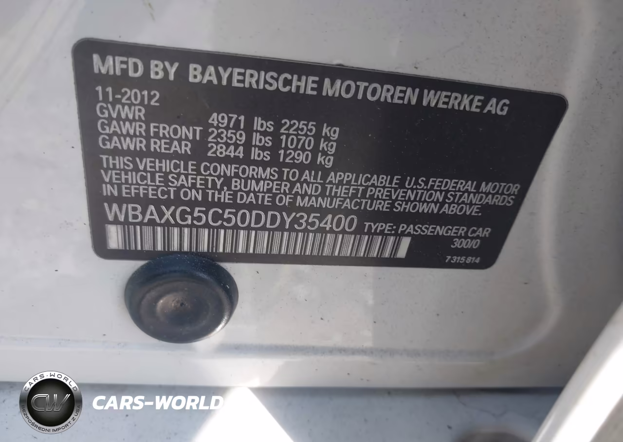 2013 BMW 528I VIN:WBAXG5C50DDY35400 - 9