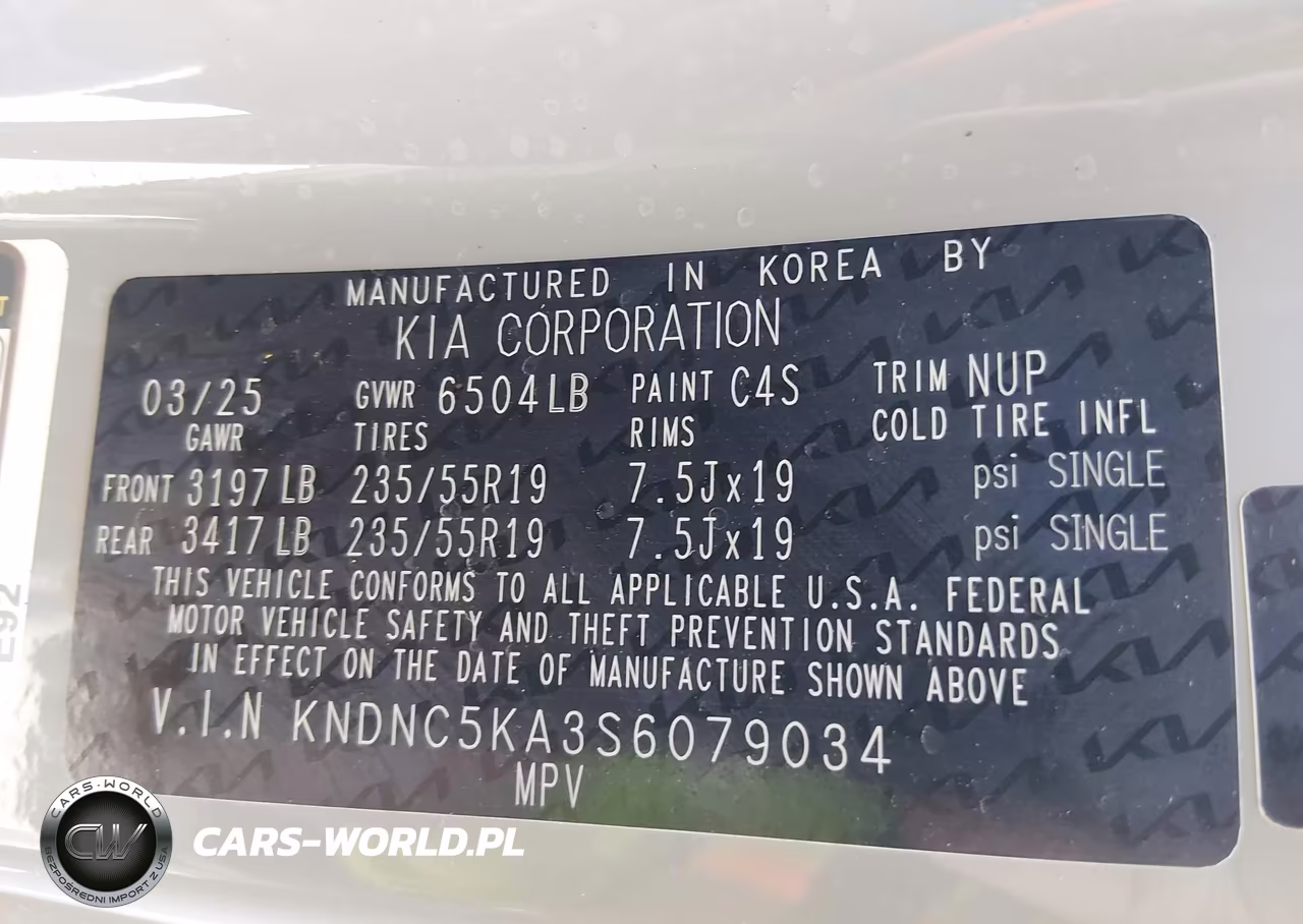 2025 Kia Carnival Mpv Hybrid Ex VIN:KNDNC5KA3S6079034 - 9