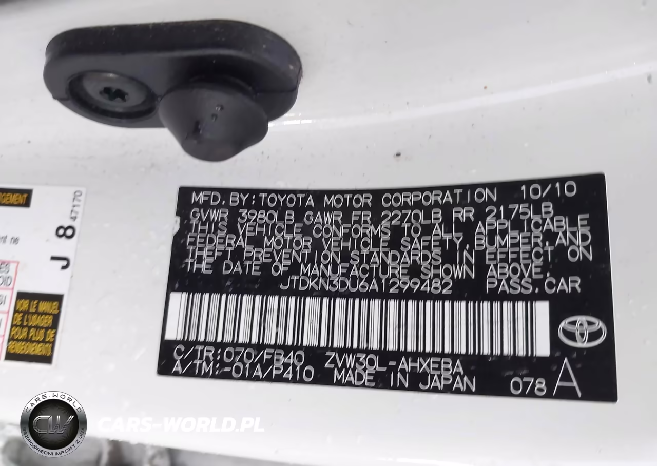 2010 Toyota Prius Iii VIN:JTDKN3DU6A1299482 - 9