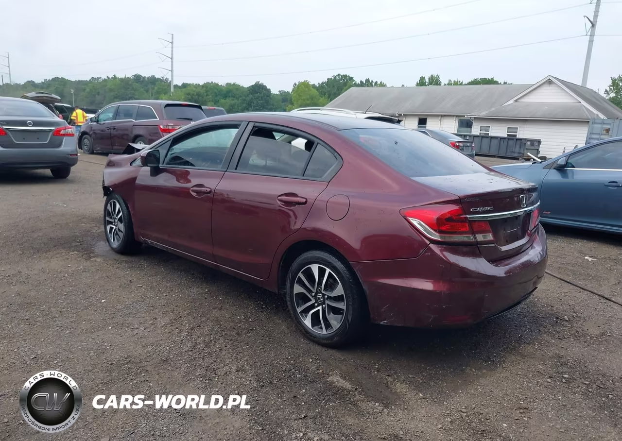 2015 Honda Civic Lx VIN:19XFB2F52FE222476 - 3