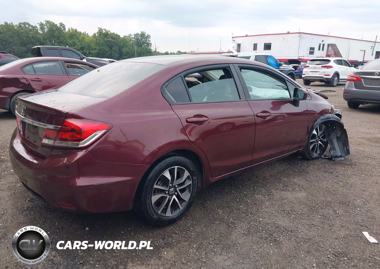 2015 Honda Civic Lx VIN:19XFB2F52FE222476 - 4