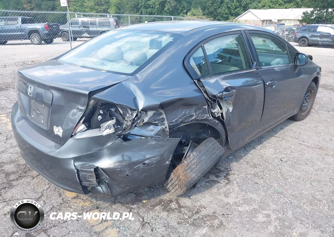 2012 Honda Civic Lx VIN:19XFB2F53CE050860 - 4