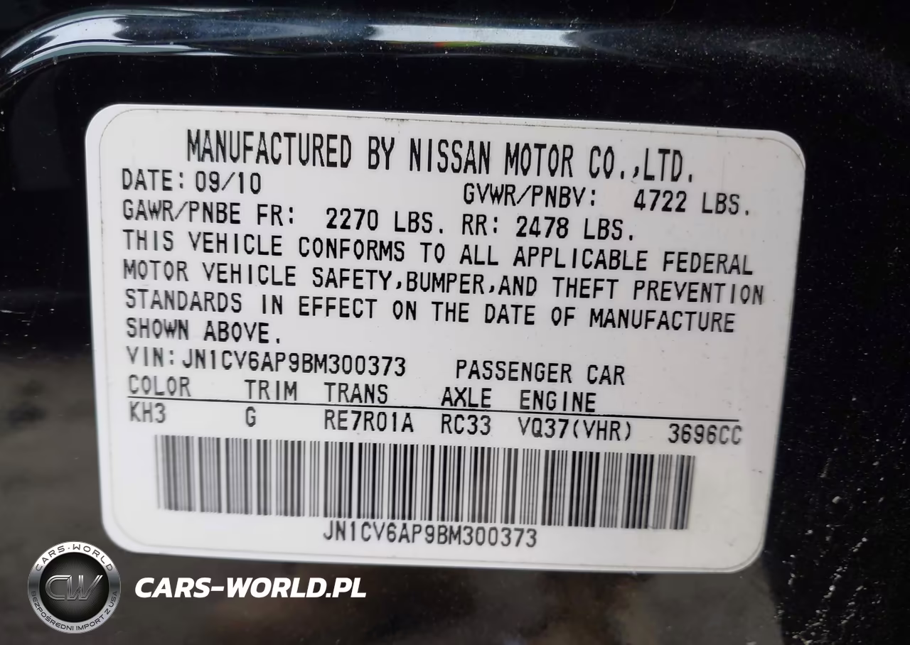 2011 Infiniti G37 Journey VIN:JN1CV6AP9BM300373 - 9