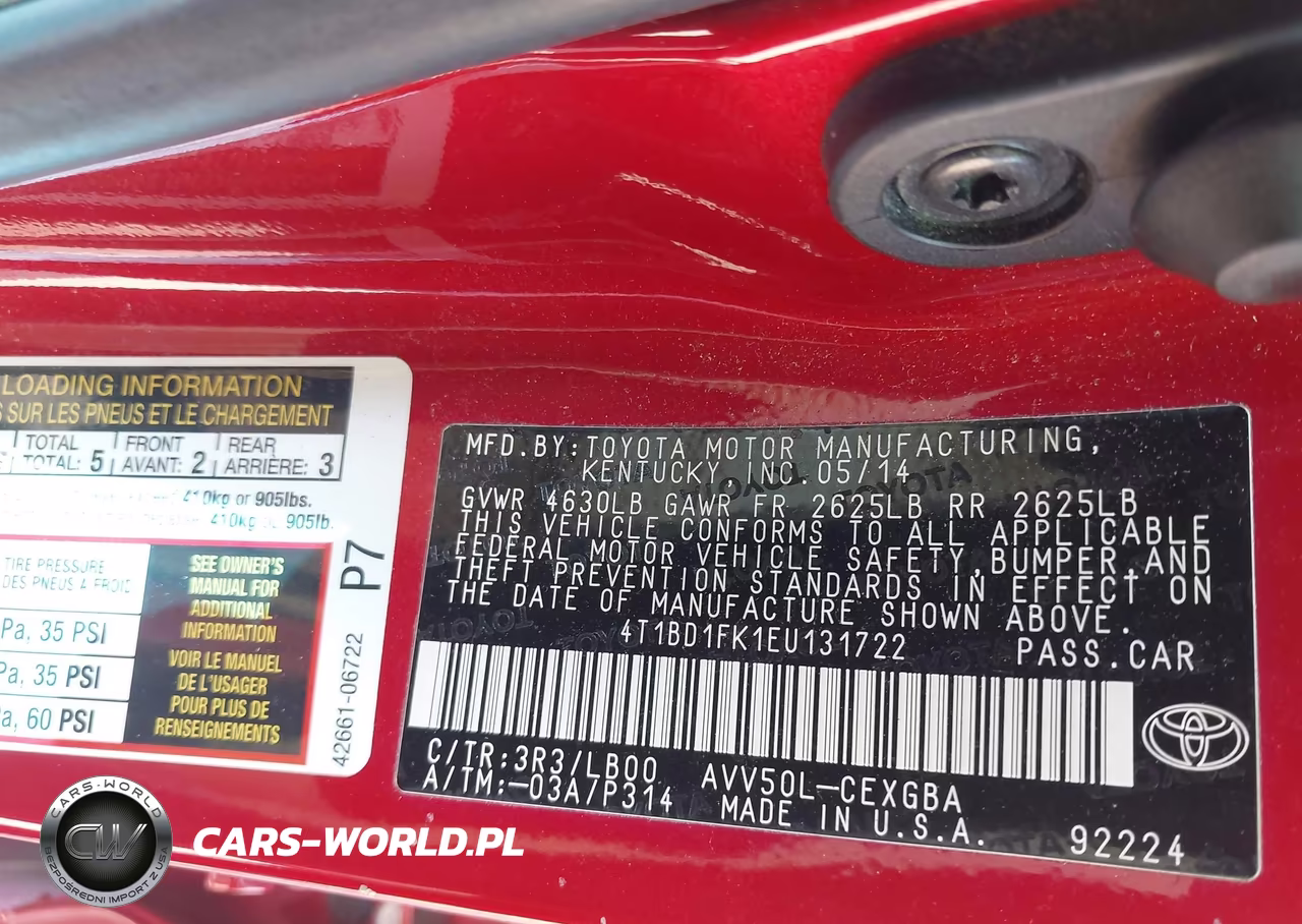 2014 Toyota Camry Hybrid Xle VIN:4T1BD1FK1EU131722 - 9