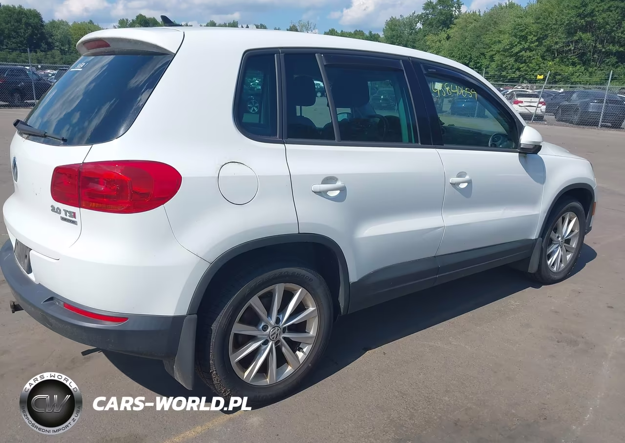 2014 Volkswagen Tiguan Se VIN:WVGBV3AX7EW614602 - 4