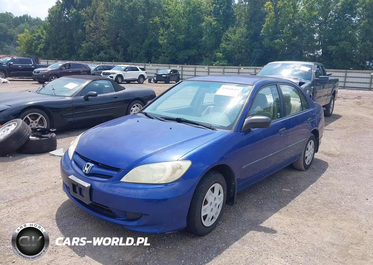 2004 Honda Civic Vp VIN:1HGES16364L006429 - 2