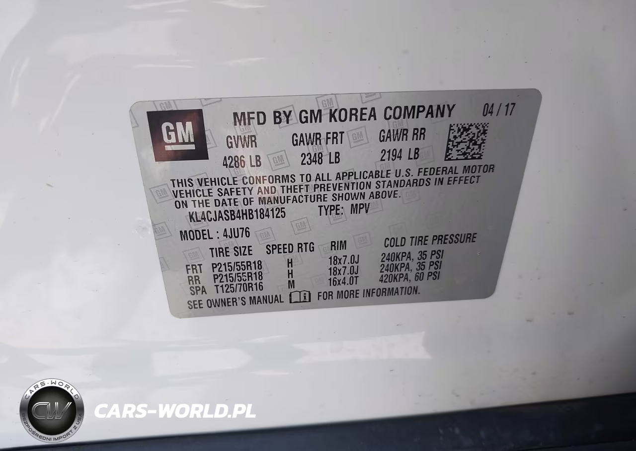 2017 Buick Encore Preferred VIN:KL4CJASB4HB184125 - 9
