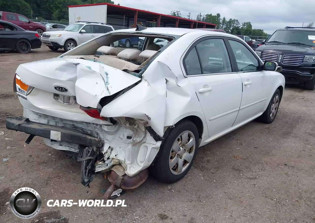 2009 Kia Optima Lx VIN:KNAGE228695310813 - 4