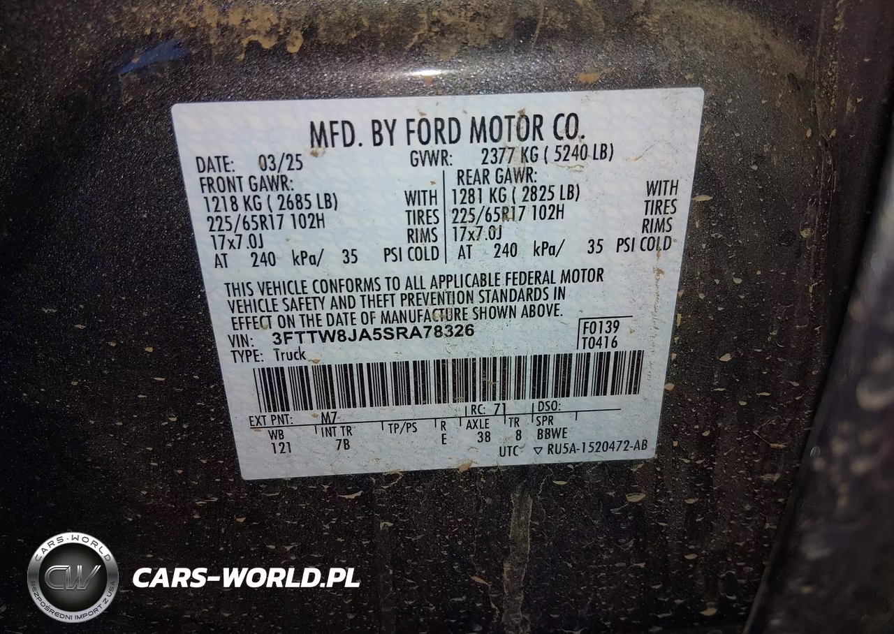 2025 Ford Maverick Xlt VIN:3FTTW8JA5SRA78326 - 9