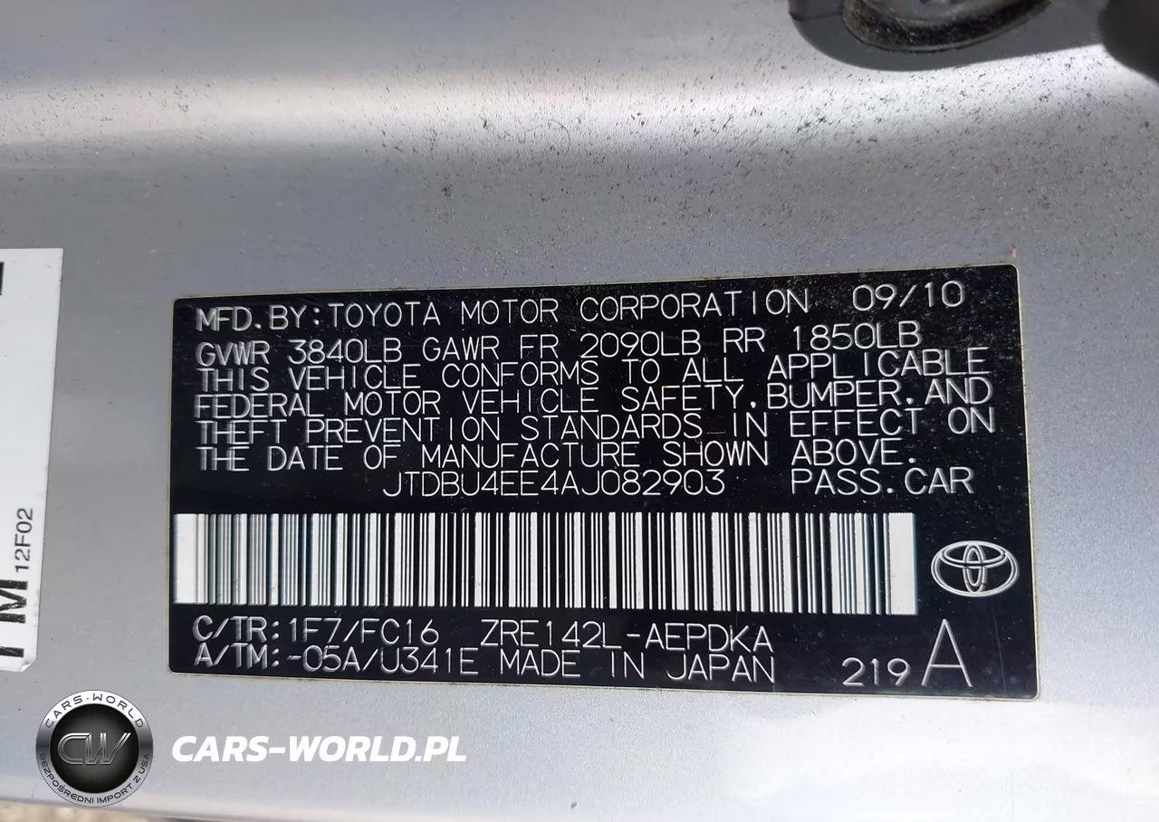 2010 Toyota Corolla Le VIN:JTDBU4EE4AJ082903 - 9