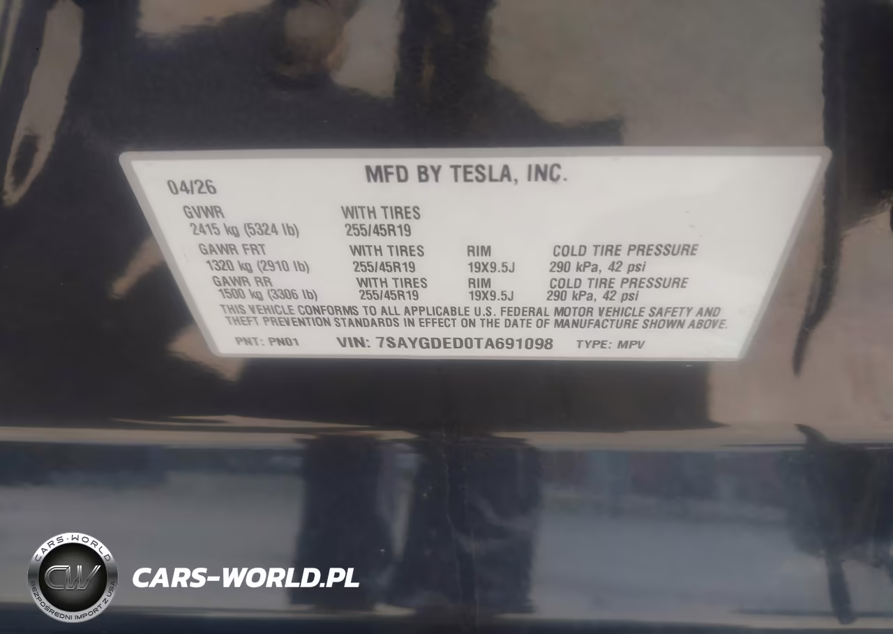 2026 Tesla Model Y Premium Rear-Wheel Drive-Rear-Wheel Drive VIN:7SAYGDED0TA691098 - 9