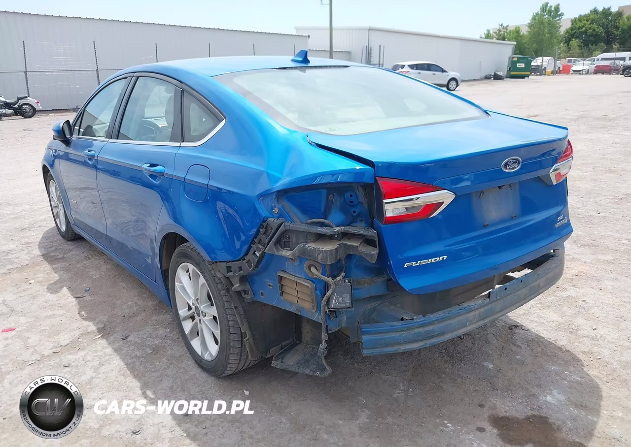 2019 Ford Fusion Hybrid Se VIN:3FA6P0LU7KR187539 - 3