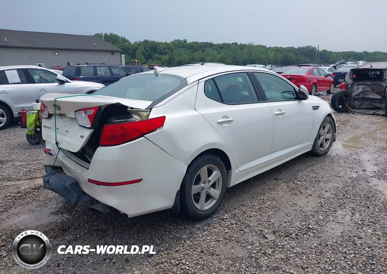 2015 Kia Optima Lx VIN:KNAGM4A77F5536975 - 4