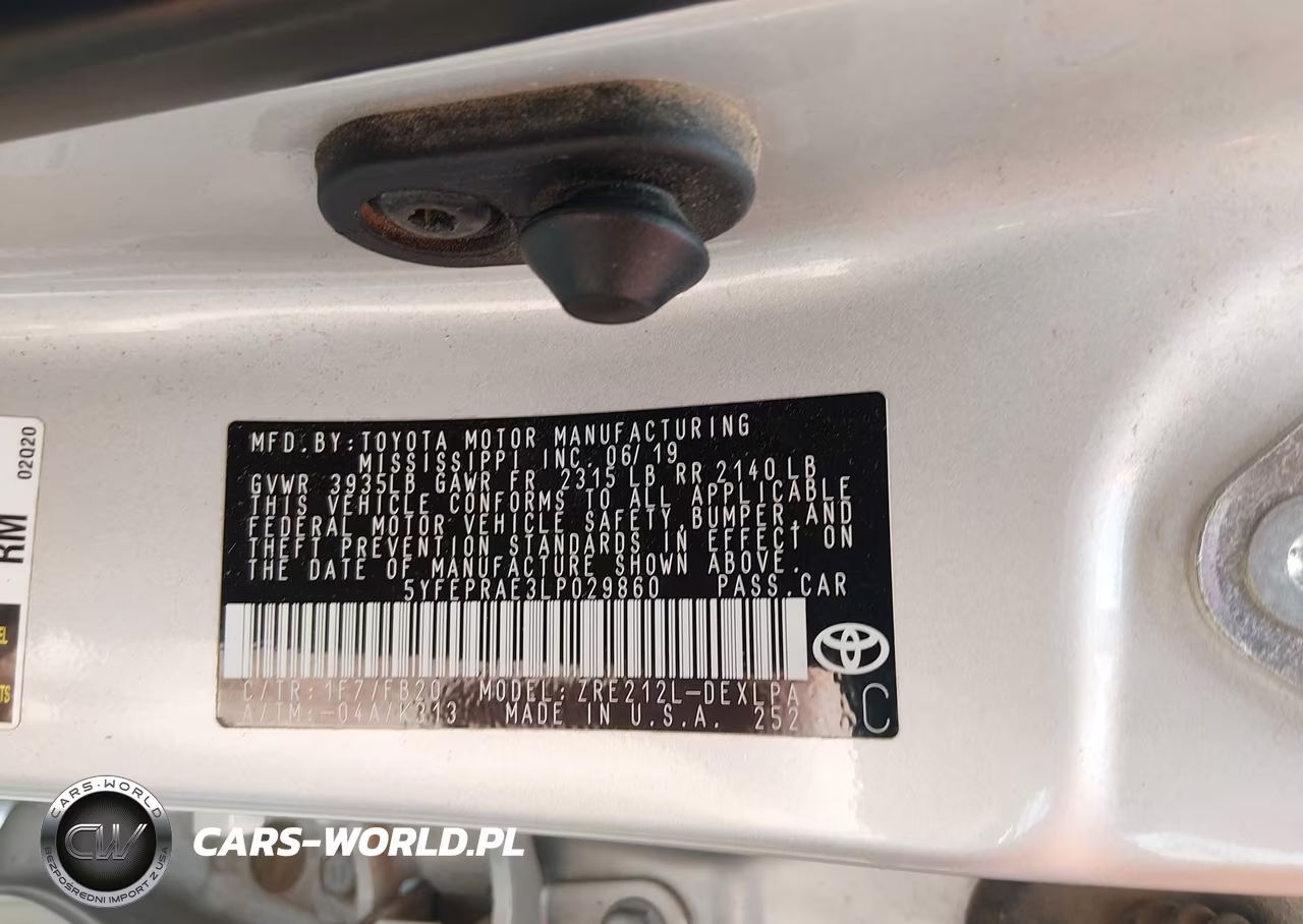 2020 Toyota Corolla Le VIN:5YFEPRAE3LP029860 - 9