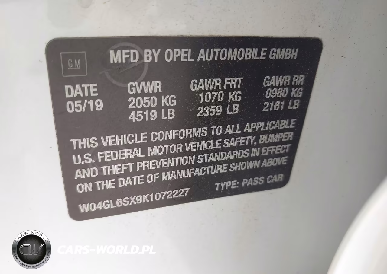 2019 Buick Regal Sportback Fwd Preferred VIN:W04GL6SX9K1072227 - 9