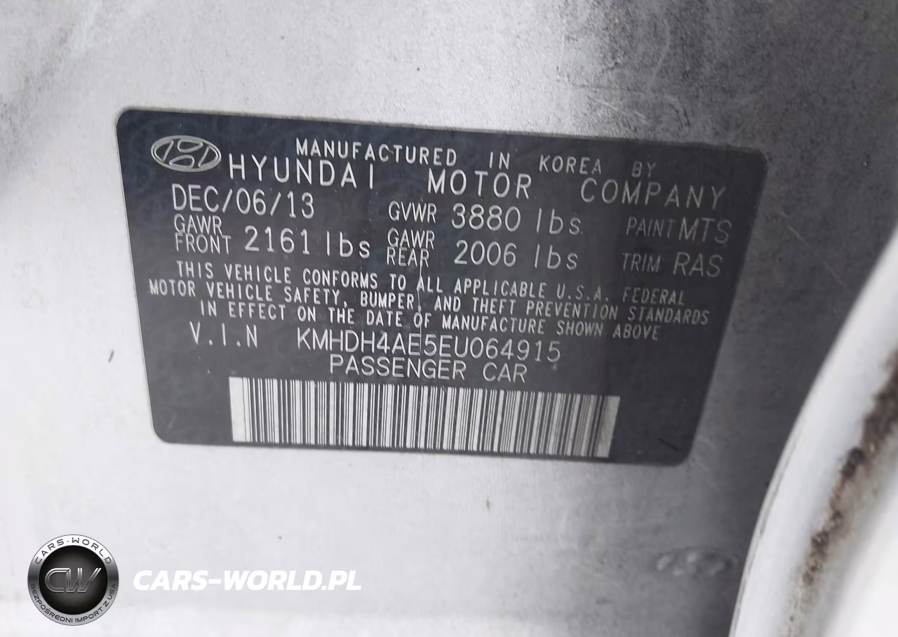 2014 Hyundai Elantra Se VIN:KMHDH4AE5EU064915 - 9
