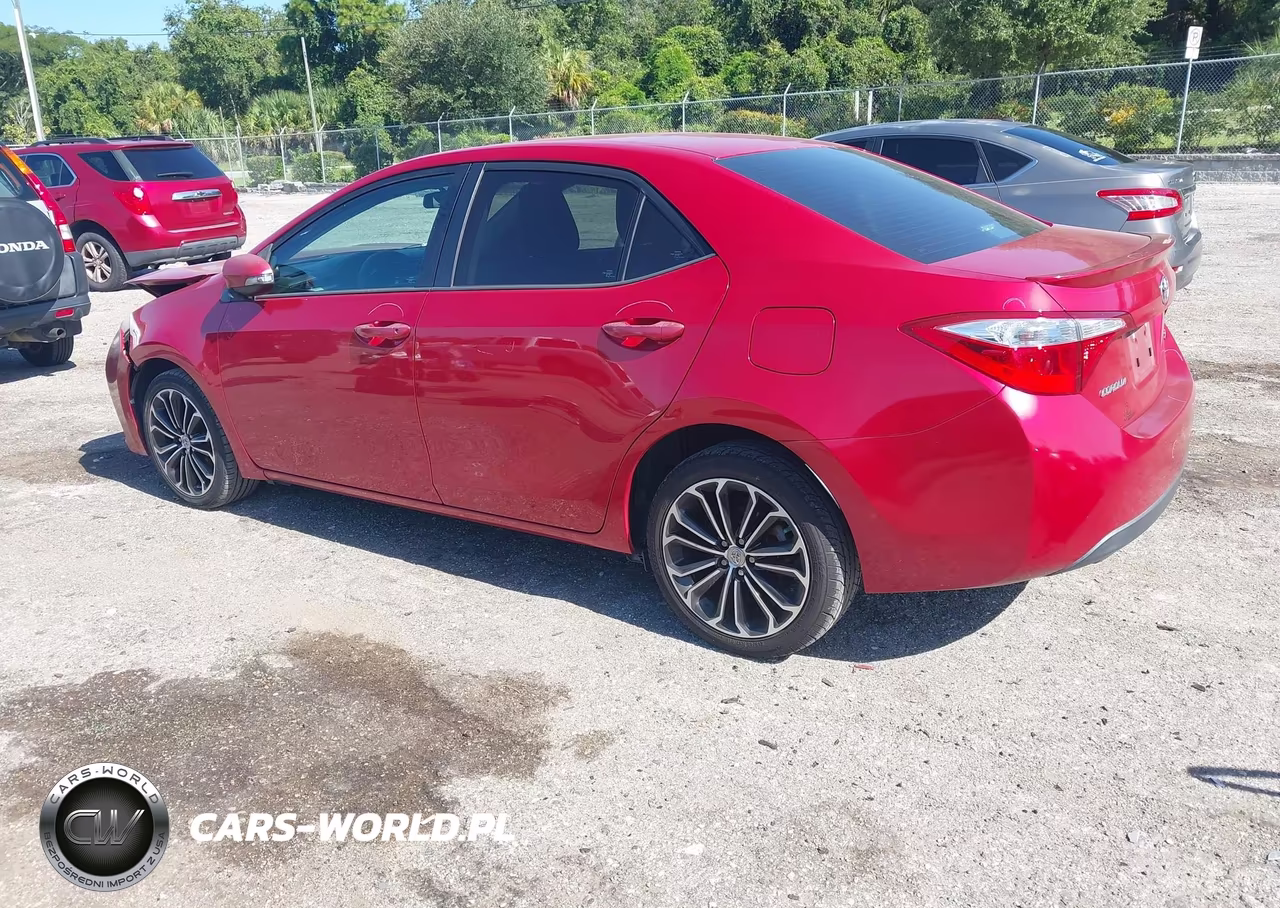 2016 Toyota Corolla S Plus VIN:2T1BURHE4GC667624 - 3
