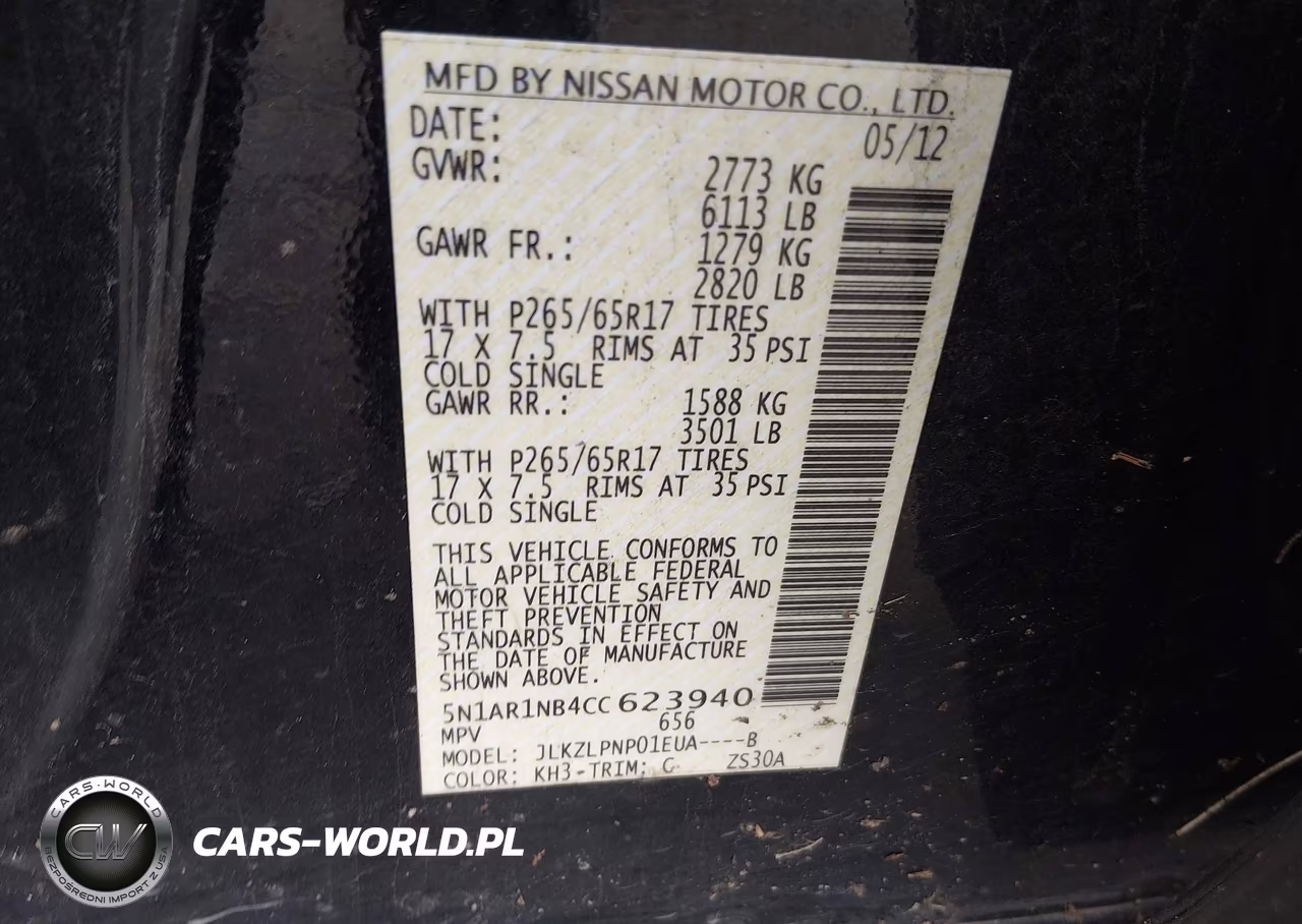 2012 Nissan Pathfinder Silver VIN:5N1AR1NB4CC623940 - 9