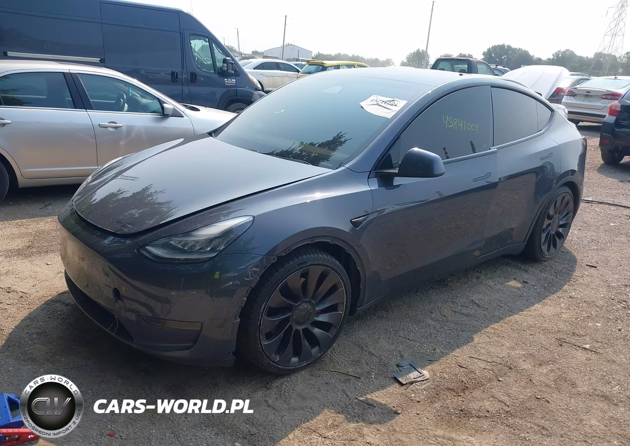 2021 Tesla Model Y Performance Dual Motor All-Wheel Drive VIN:5YJYGDEF0MF081740 - 2