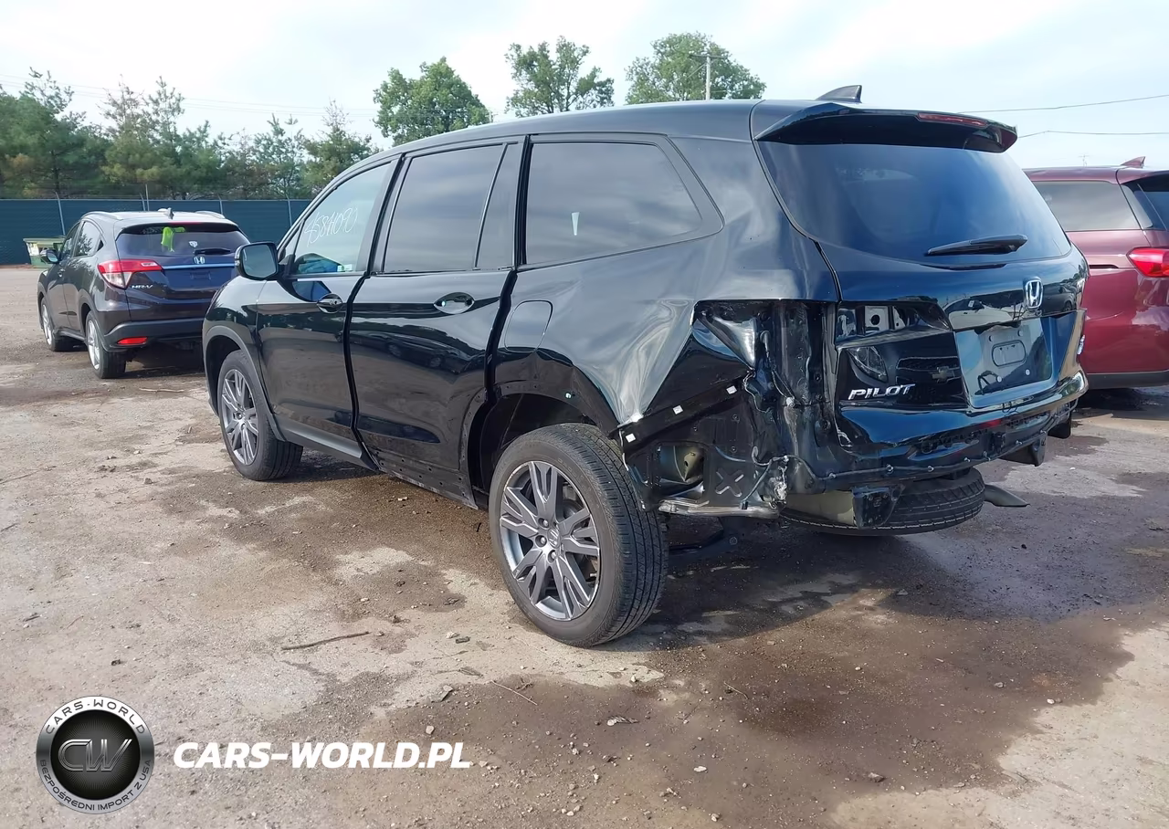 2022 Honda Pilot Awd Sport VIN:5FNYF6H39NB090762 - 3