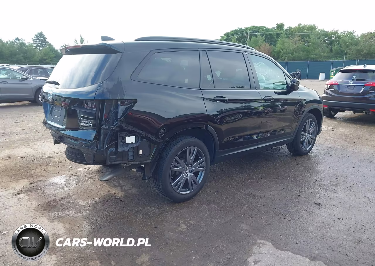 2022 Honda Pilot Awd Sport VIN:5FNYF6H39NB090762 - 4