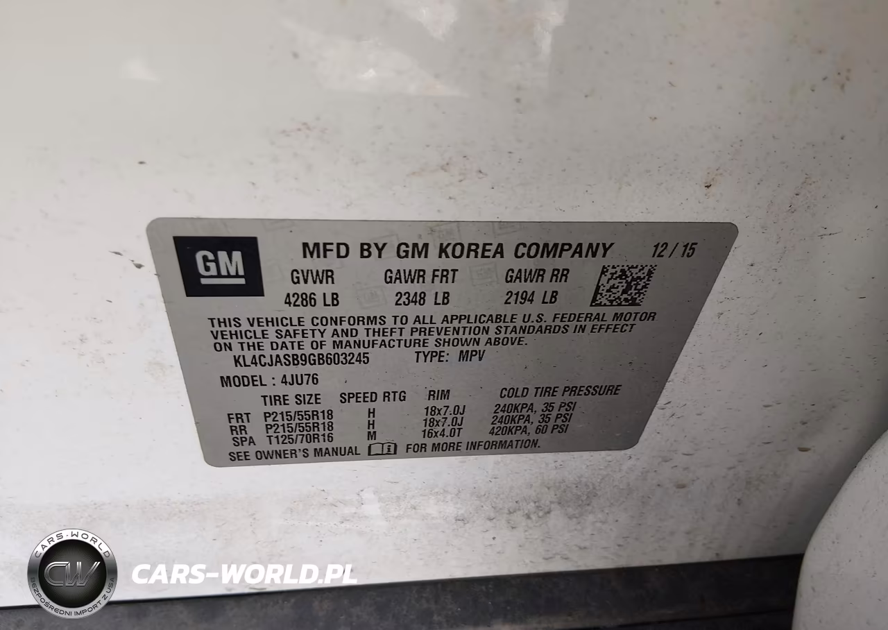 2016 Buick Encore VIN:KL4CJASB9GB603245 - 9