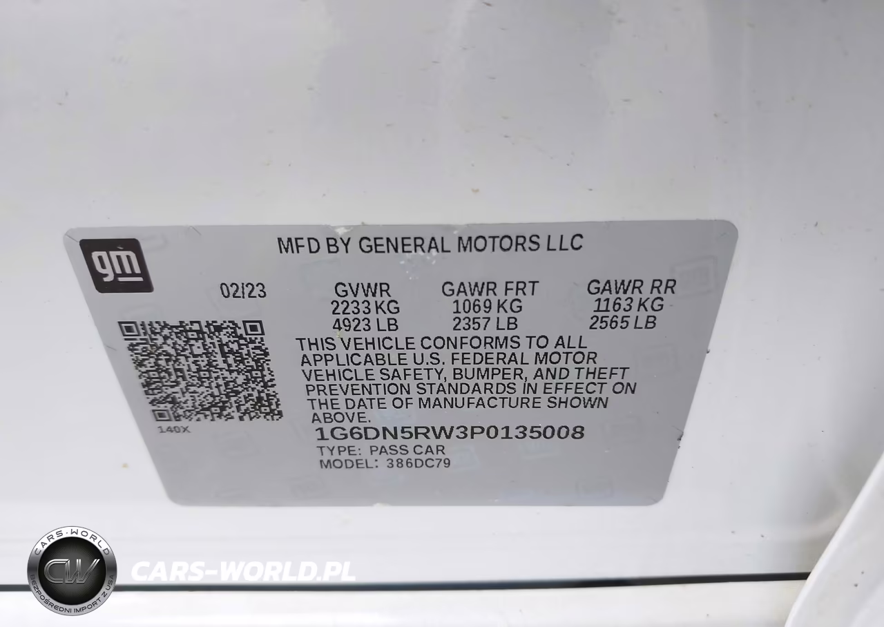 2023 Cadillac Ct5 Premium Luxury VIN:1G6DN5RW3P0135008 - 9
