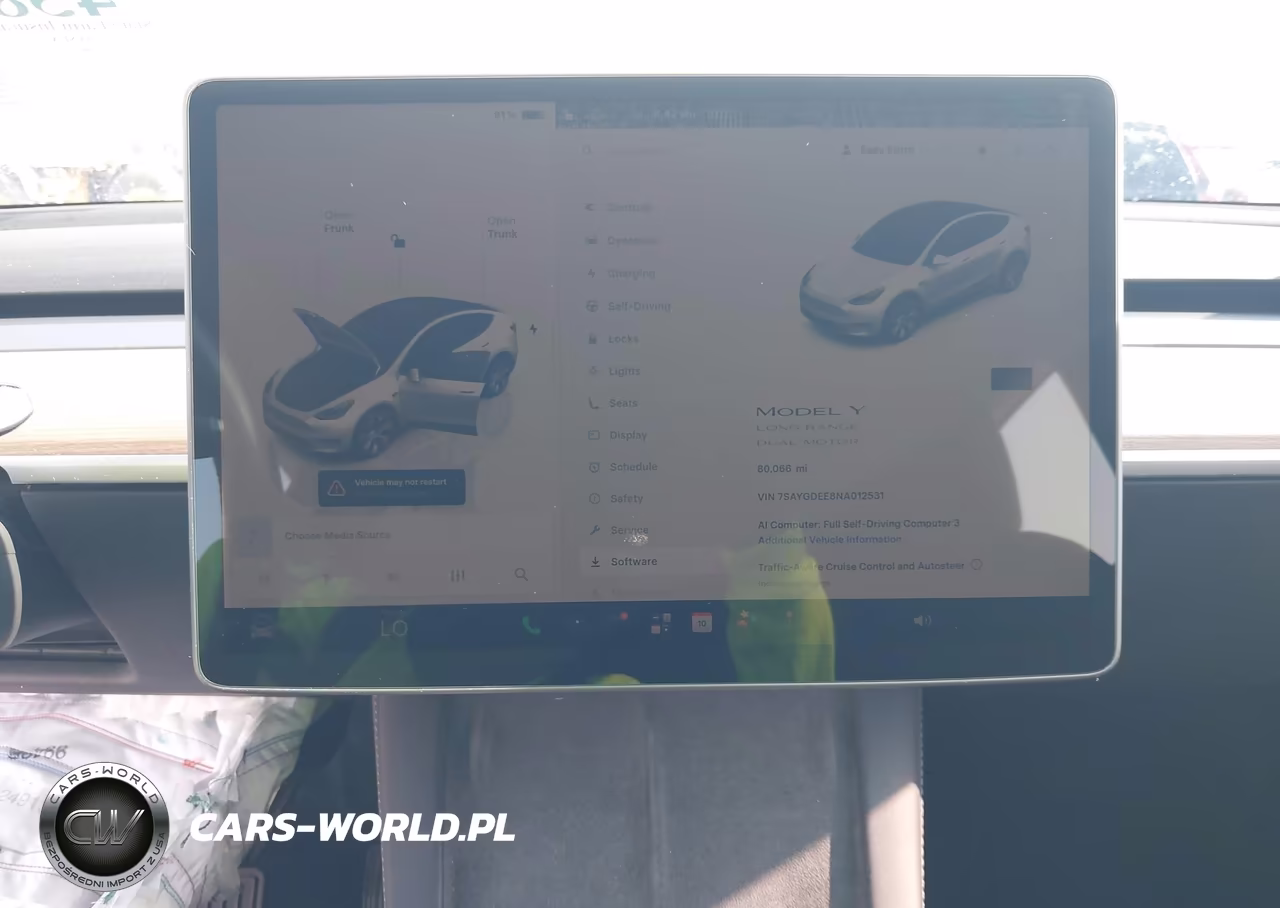 2022 Tesla Model Y Long Range Dual Motor All-Wheel Drive VIN:7SAYGDEE8NA012531 - 19