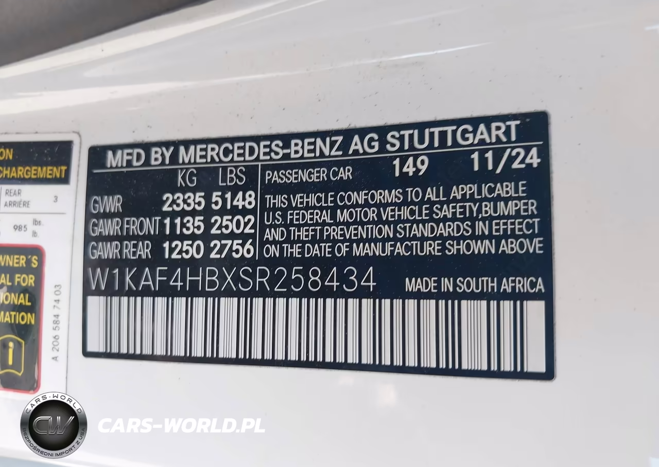 2025 Mercedes-Benz C 300 VIN:W1KAF4HBXSR258434 - 9