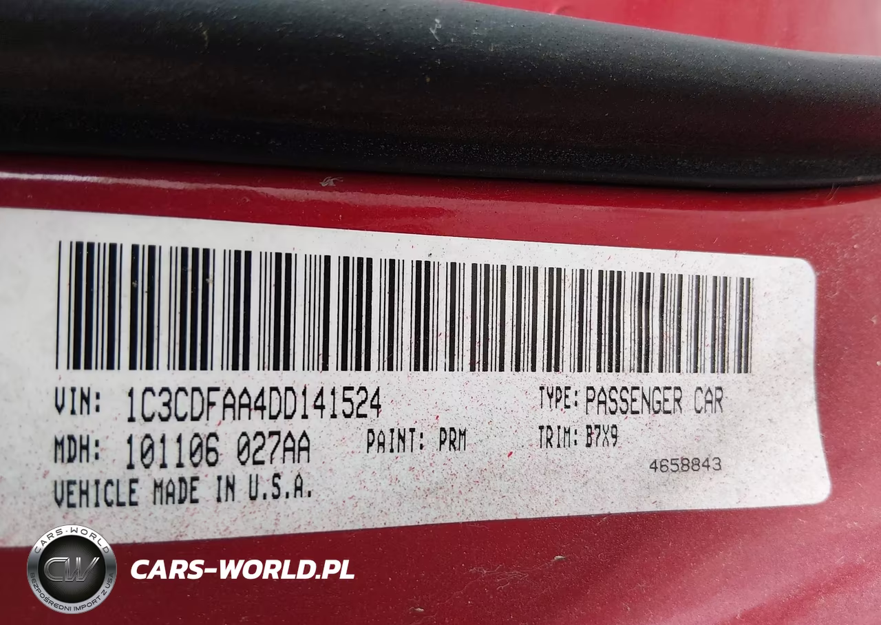 2013 Dodge Dart Se VIN:1C3CDFAA4DD141524 - 9