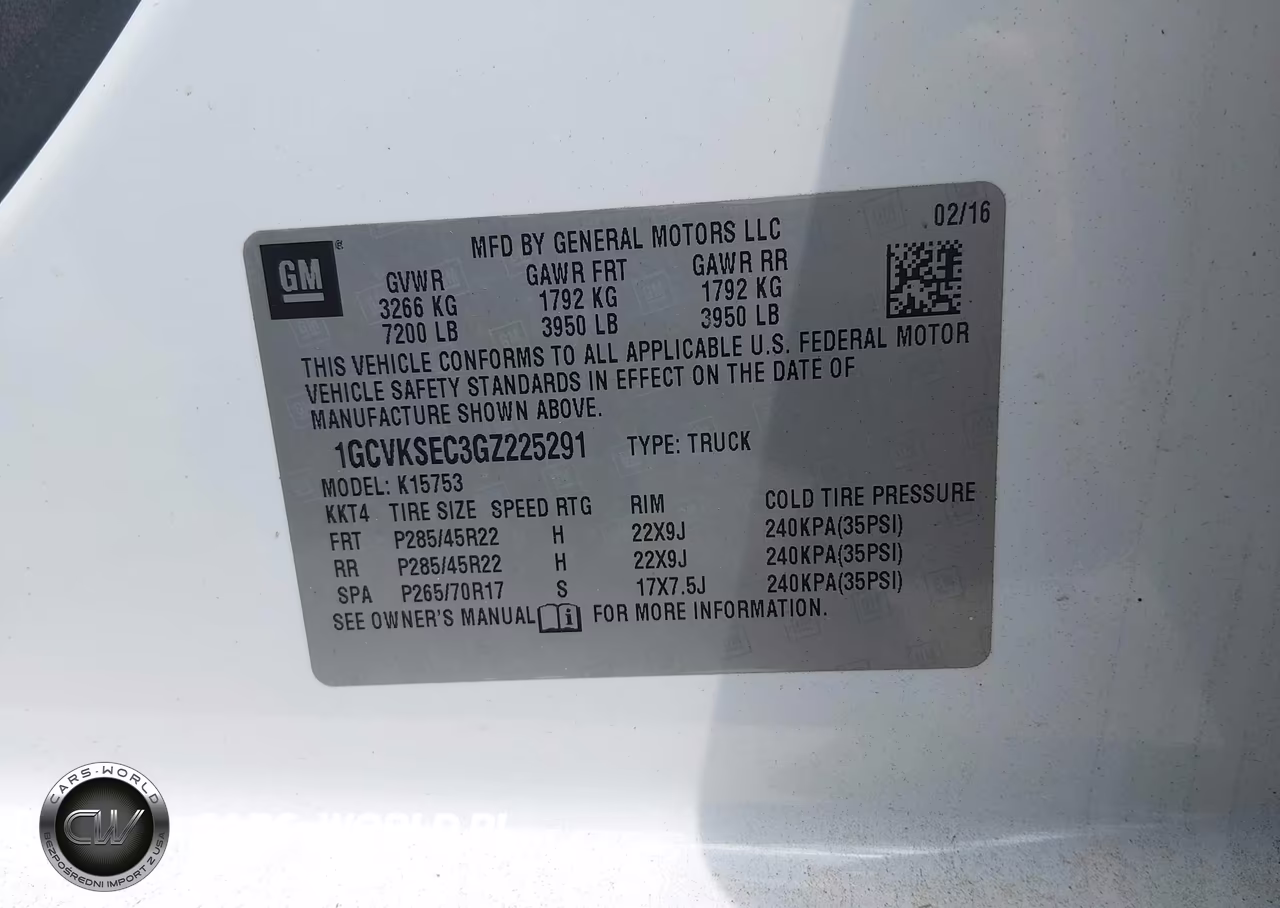 2016 Chevrolet Silverado 1500 Ltz VIN:1GCVKSEC3GZ225291 - 9