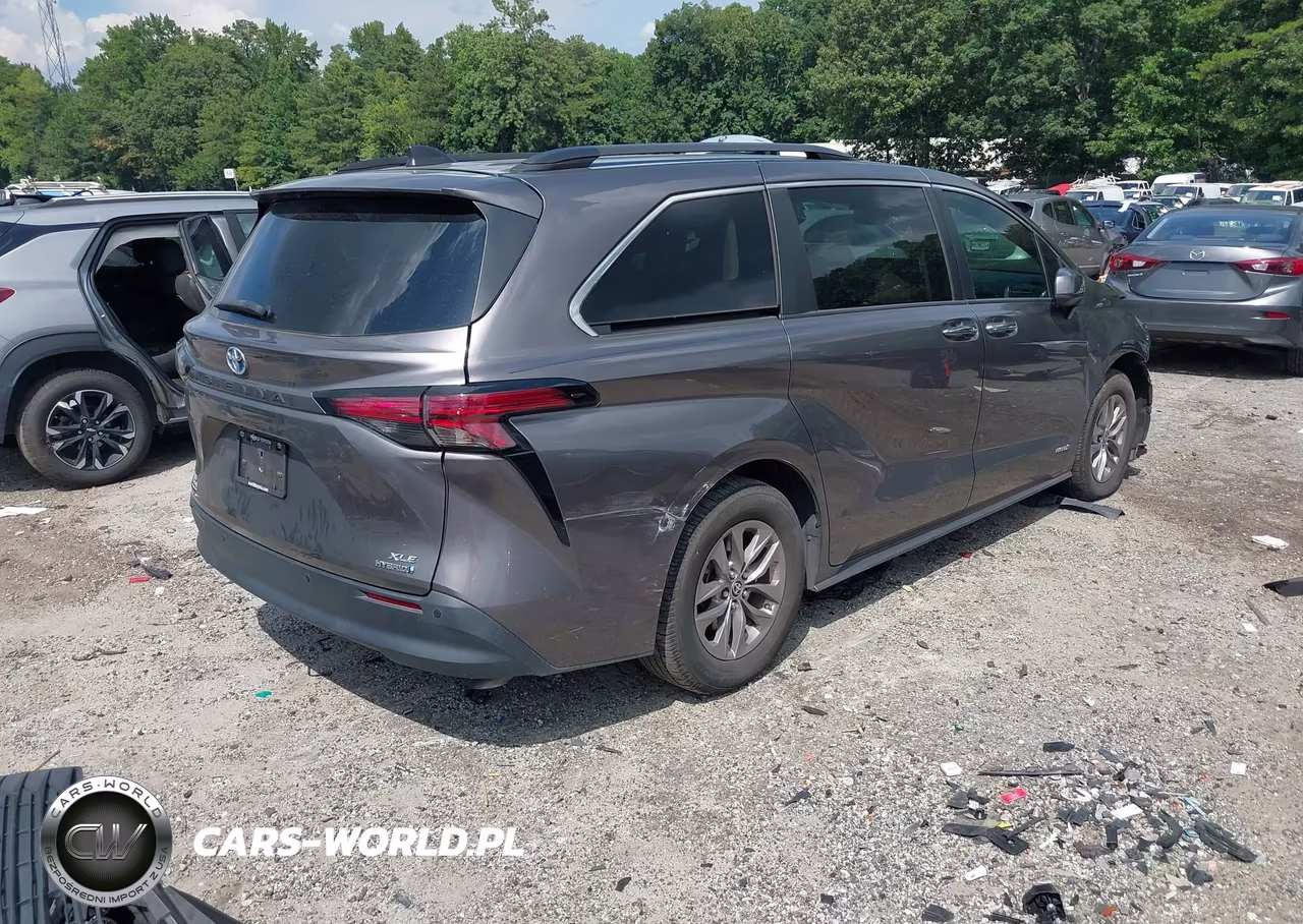 2021 Toyota Sienna Xle VIN:5TDYRKEC8MS074115 - 4
