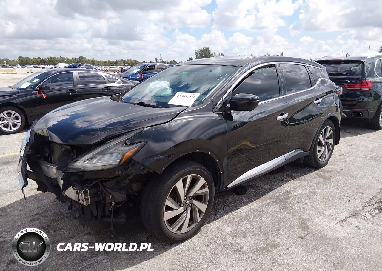 2021 Nissan Murano Sl Fwd VIN:5N1AZ2CJXMC109348 - 2