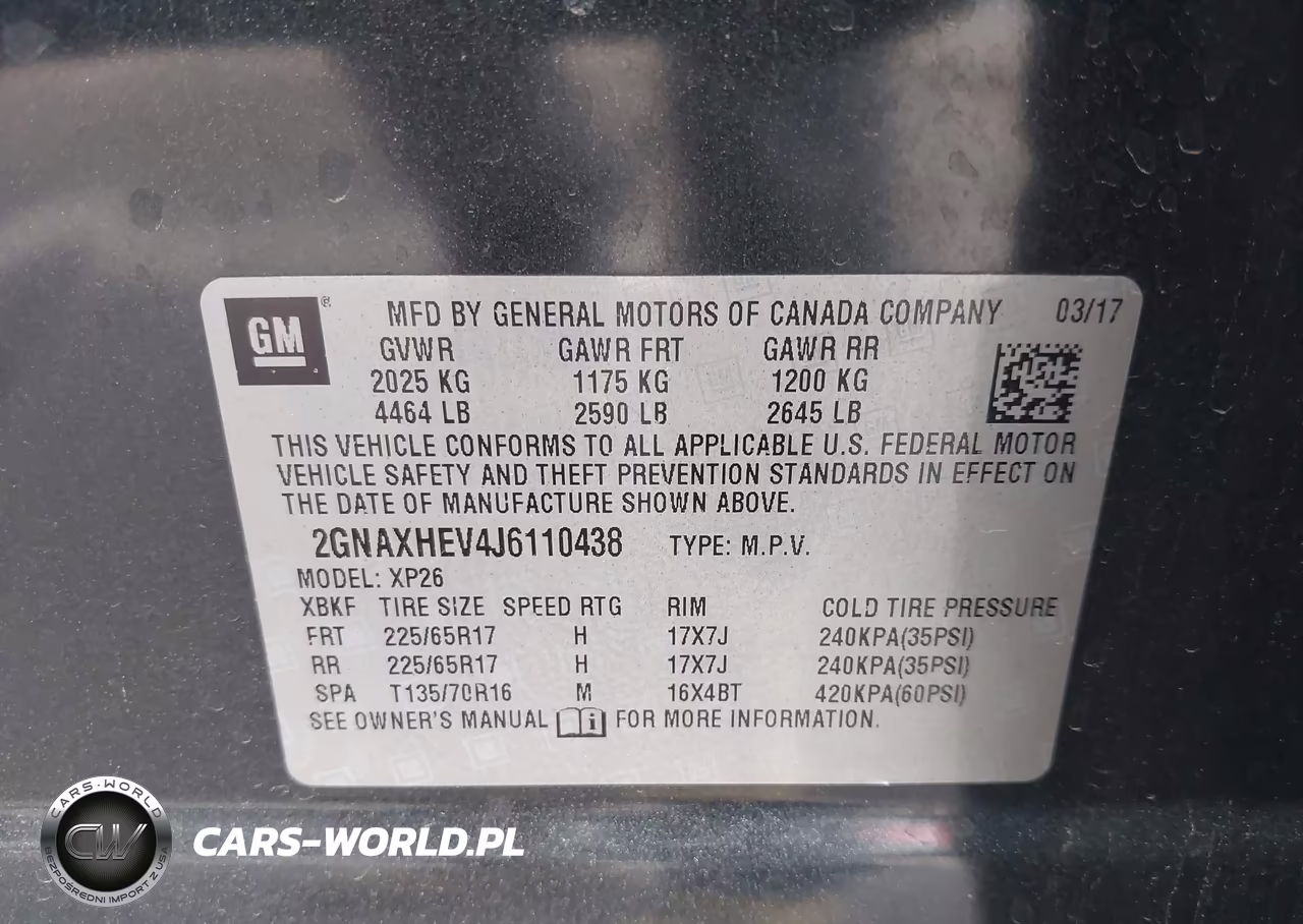 2018 Chevrolet Equinox Ls VIN:2GNAXHEV4J6110438 - 9