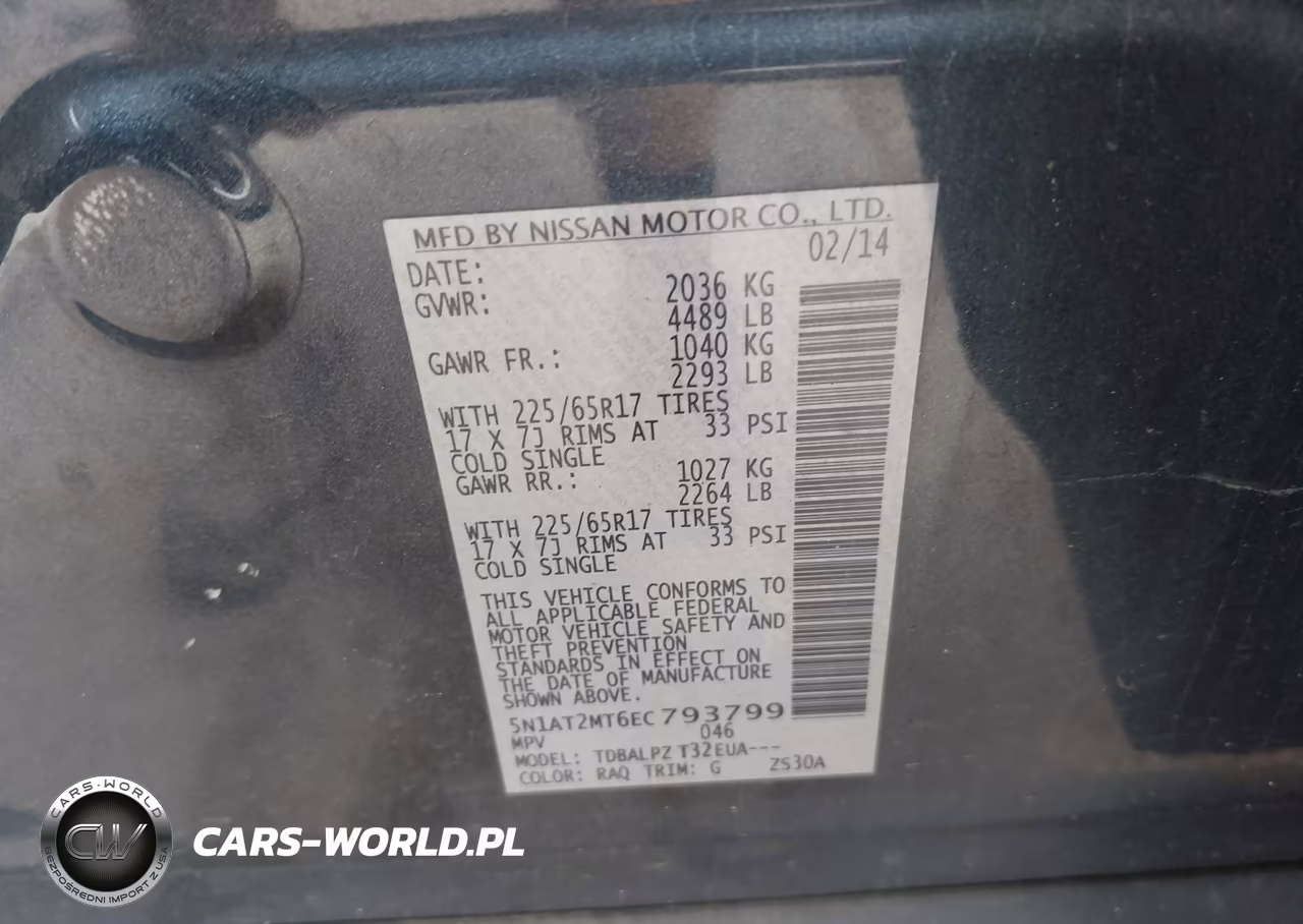 2014 Nissan Rogue S VIN:5N1AT2MT6EC793799 - 9