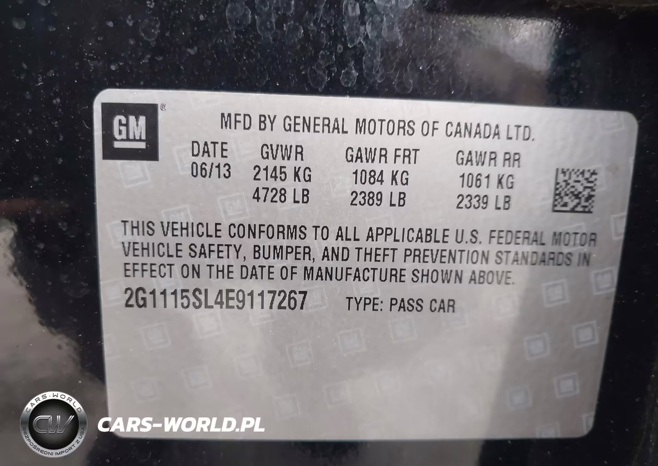 2014 Chevrolet Impala 1Lt VIN:2G1115SL4E9117267 - 9